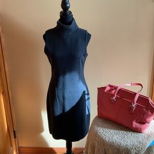 Calvin Klein Collection Grey Knit Body-com  Dress Size M